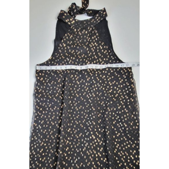 Chelsea 28 Black Mini Shift Party Dress Medium - Picture 5 of 10